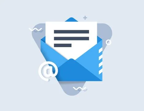 Email notification icon Stock Illustration