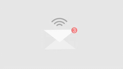 Email Notifications Stock Footage 287101389