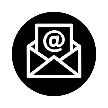 Email, Open mail, New Email icon Stock Illustration