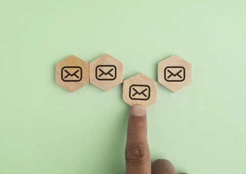 Email safety check, cyber security threat scanning, protection data from sp.. Stock Photos