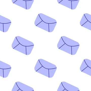 Email seamless pattern. Mail symbol wallpaper. Business backdrop Stock Illustration