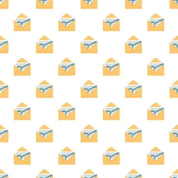 Email security pattern showing private message access Stock Illustration