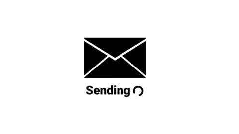 Email Sending Status Icon Stock Footage 335576336