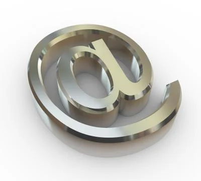 Email sign Stock Illustration