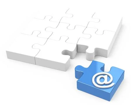 The email sign Stock Illustration