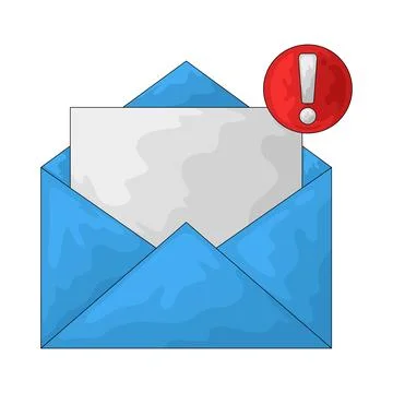 Email Spam illustration 스톡 일러스트