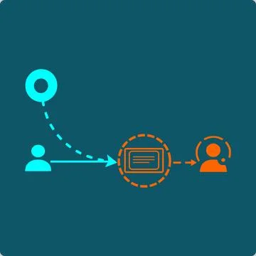 Email Spoofing Illustrazione stock