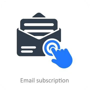 Email Subscription Stock Illustration