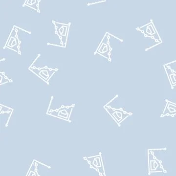 Email subscriptions increment line vector seamless pattern イラスト素材