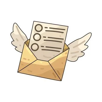 Email Survey illustration Stock Illustration