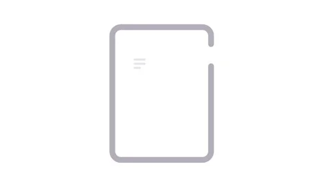 Email symbol with a document, illustrating the concept of sending and recei.. Stock Footage 334834245