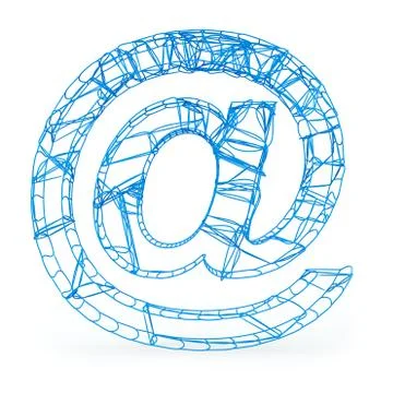 At email symbol Illustrazione stock