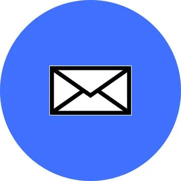 Email symbol letter icon - vector. Stock Illustration