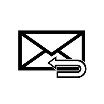 Email symbol letter icon - vector. Stock Illustration