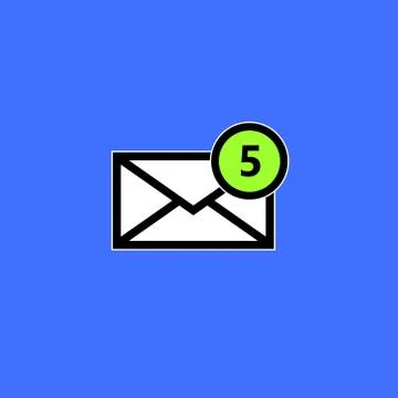 Email symbol letter icon - vector. Stock Illustration