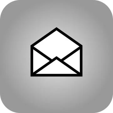 Email symbol letter icon - vector. Stock Illustration
