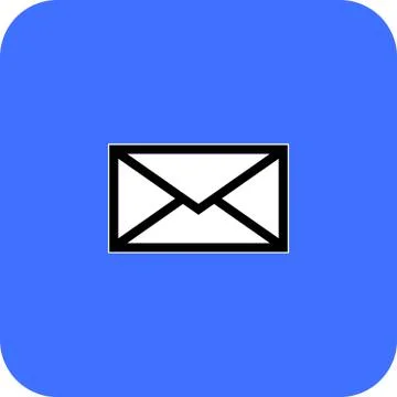 Email symbol letter icon - vector. Stock Illustration