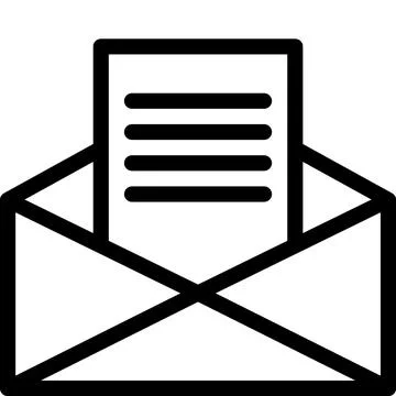 Email Vector Icon Design Illustration Stock Illustration