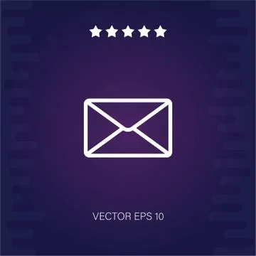 Email vector icon Stock Illustration