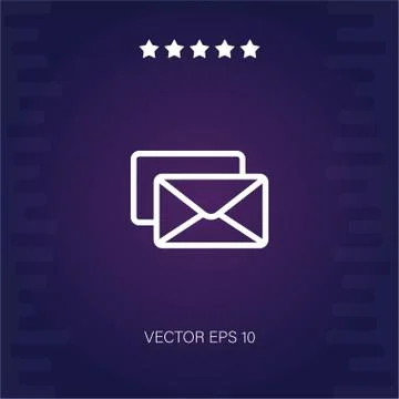 Email vector icon Stock Illustration