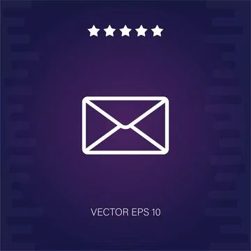 Email vector icon Stock Illustration