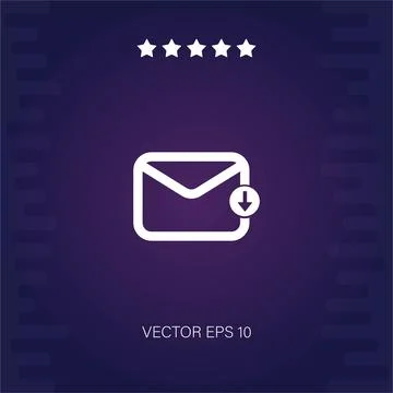 Email vector icon Stock Illustration