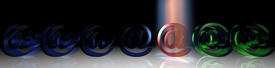 Email virus Stock Illustration