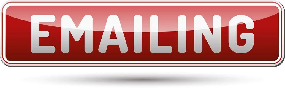 Emailing Button Stock Illustration