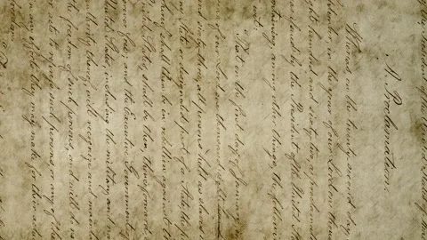 The Emancipation Proclamation. 4K Stock Footage 155658287