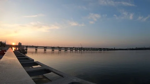 Embankment of the Dnieper Stock Footage 114601900