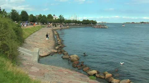 Embankment Stock Footage 8946520