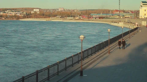 Embankment Stock Footage 32254323