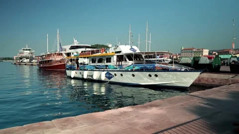 Embankment Riva in Split Croatia Stock Footage 201624408
