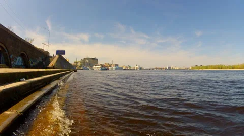 On the embankment of the river Stock Footage 39041230