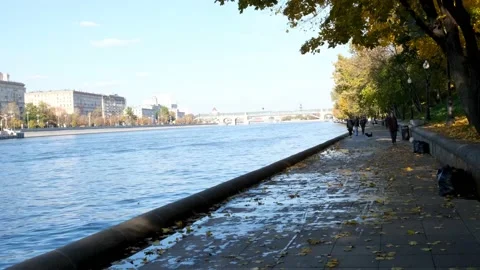 Embankment river Stock-Footage 205370914