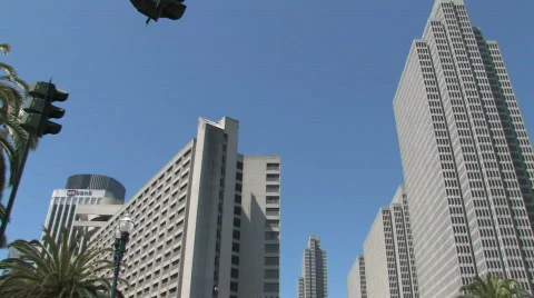 Embarcadero buildings Stock Footage 270696