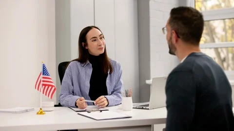 Embassy Interview: Meeting With USA Client Vidéo 320771779