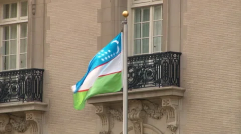Embassy of Kazakhstan Stock Footage 55048828