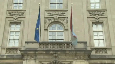 Embassy of Luxembourg Stock Footage 8508772