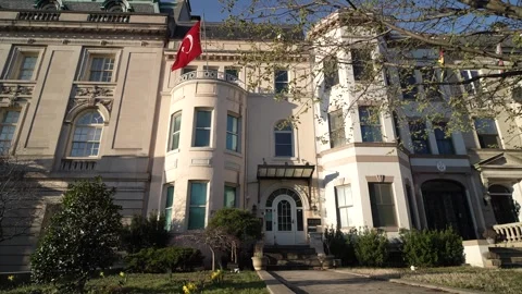 Embassy of Turkey in Washington, DC Stock Footage 305708024