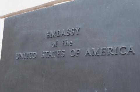 Embassy of usa Stock Photos