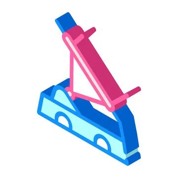 Embedded barcode scanner isometric icon vector illustration 스톡 일러스트