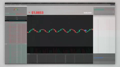 Embedded Macro Trade Pulse Stock Footage 332238794