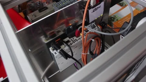 Embedded system for production line operation Video stock 145419100