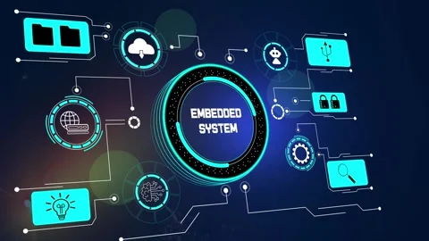 Embedded system technology for hardware engineering videos showing integrat.. Stock Footage 329459351