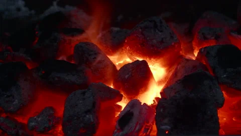 Ember on a fire place. Video stock 276228337