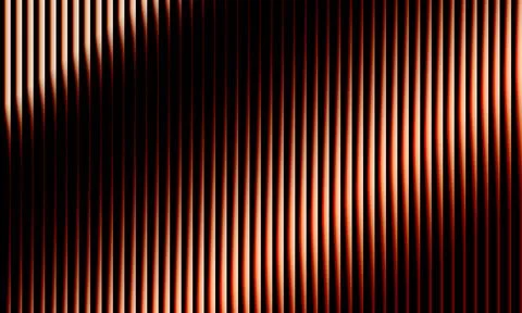 Ember waves in a low light vertical array dark abstract fusion of warmth Illustrazione stock