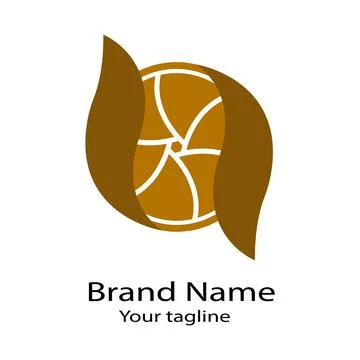 Embered Wheel logo Stock Illustration