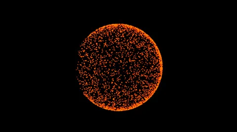 Embers (106.67° from Back Side) Stock Footage 33846822