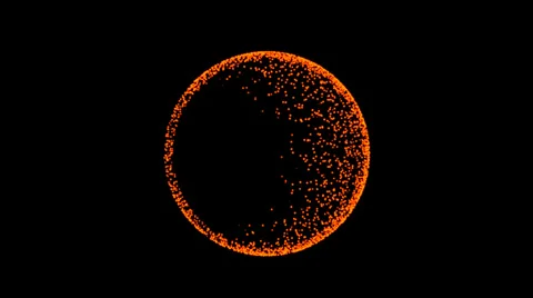 Embers (33.33° from Back Side) Stock-Footage 33849007